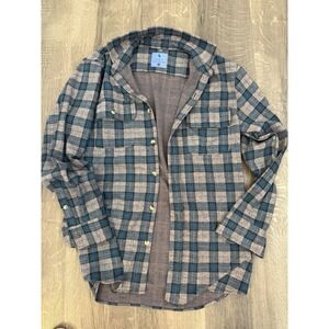 TailorByrd Short Sleeve Button-Front Shirts for Men Sz Small